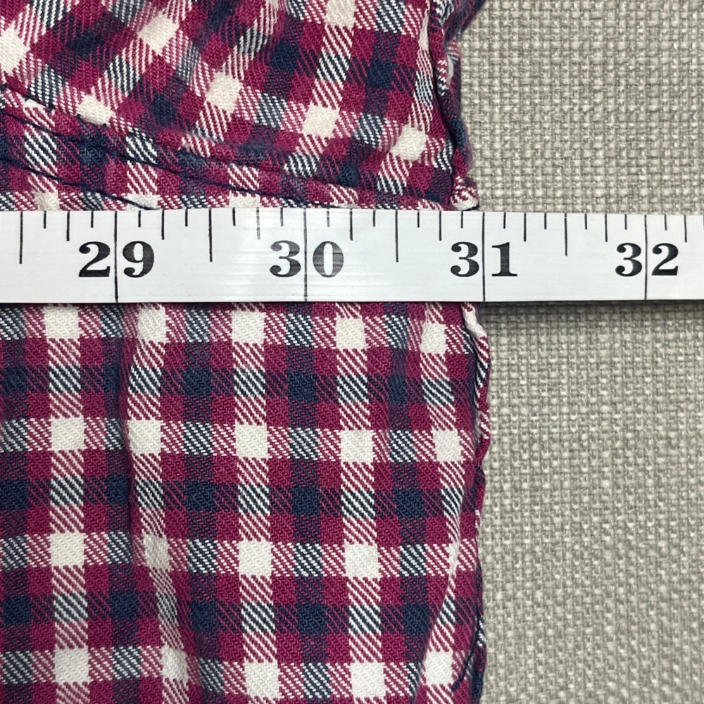 Rasco FR Men Plaid Flame Resistant Work Shirt 3XL Long Burgundy Navy CAT 2 NFPA - Picture 5 of 12